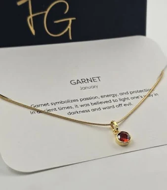 Dainty Birthstone Necklace